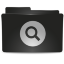Folder Black Search Icon 64x64 png